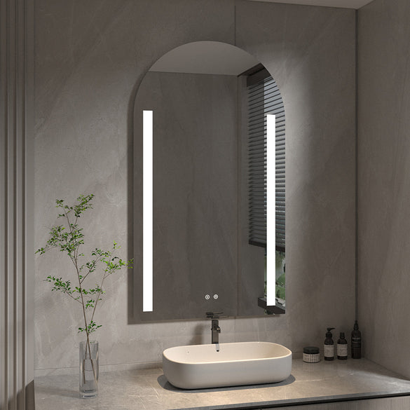 Arched Frameless Mirror