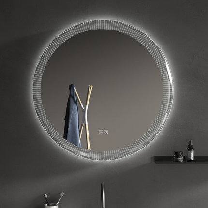 VIVID Round Acrylic Framed LED Mirror