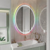 PURE Oval Frameless RGB Custom LED Mirror