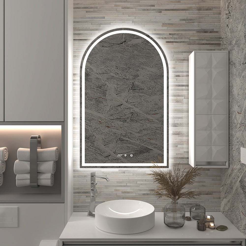 SERENE Arched Frameless Custom LED Mirror