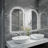 SERENE Arched Frameless Custom LED Mirror