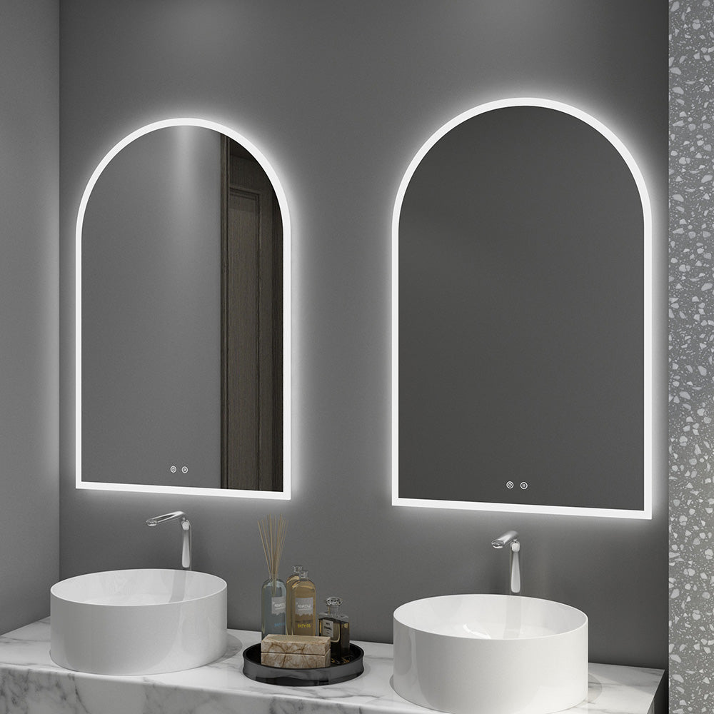 ILLUME Arched Frameless Custom LED Mirror