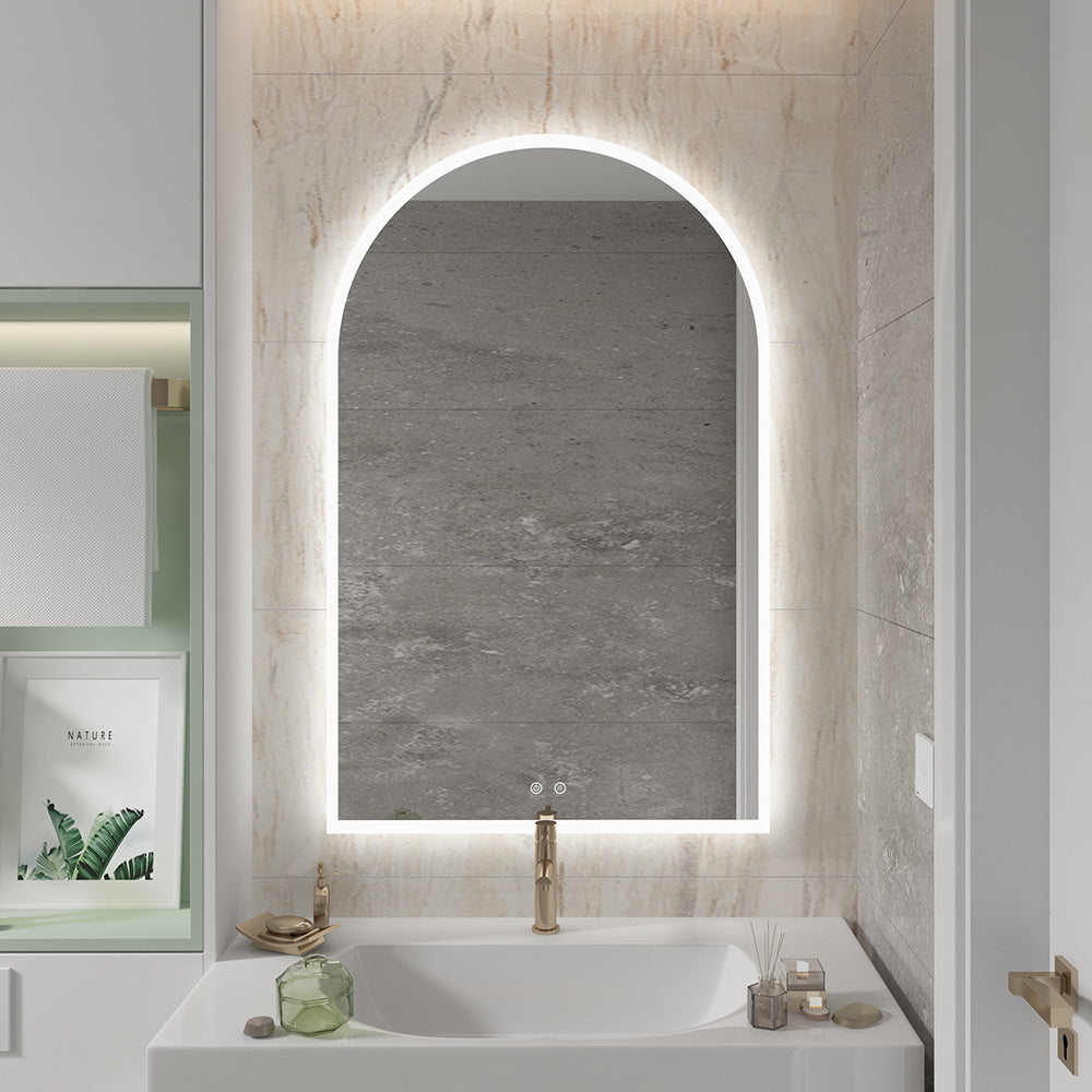 ILLUME Arched Frameless Custom LED Mirror