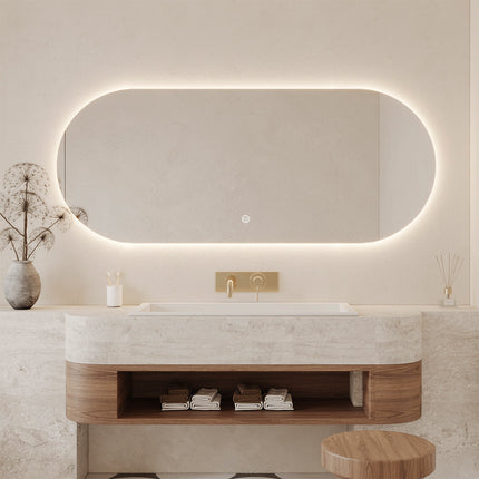 IRINI Capsule Frameless Custom LED Mirror