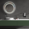 ZENOS Round Acrylic Framed LED Mirror