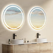 HALO Round Frameless Custom LED Mirror