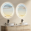 HALO Round Frameless Custom LED Mirror