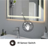 LUX Rectangular Frameless Custom LED Mirror