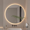 AETHER Round Frameless Custom LED Mirror