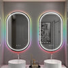 SERENITY Capsule Frameless RGB Custom LED Mirror