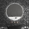 SPIRA Round Frameless LED Mirror