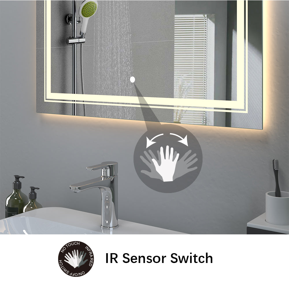 ILLUME Arched Frameless Custom LED Mirror