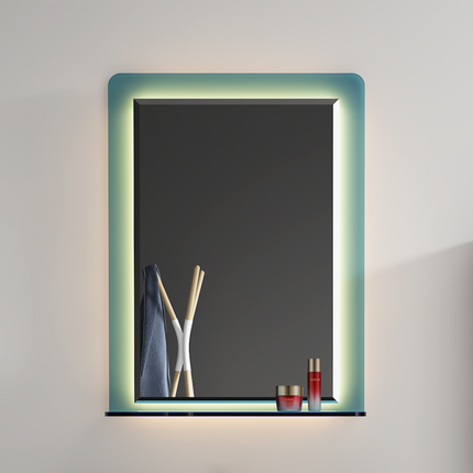 GEMMA Rectangular Acrylic Framed LED Mirror