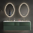 BRILLO Irregular Metal Framed Custom LED Mirror