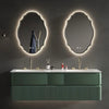 BRILLO Irregular Metal Framed Custom LED Mirror