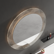 CLARO Round Acrylic Framed LED Mirror