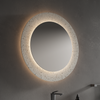 GLINT Round Acrylic Framed LED Mirror