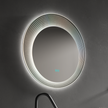 ZENOS Round Acrylic Framed LED Mirror