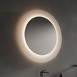 CHROME Round Acrylic Framed LED Mirror