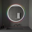 ELYSIAN Round Frameless RGB Custom LED Mirror