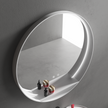 ALPHA Round Metal Framed LED Mirror