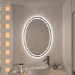 LUCID Oval Frameless Custom LED Mirror