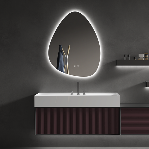 SERENUS Irregular Frameless Custom LED Mirror