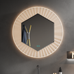 OPALIS Round Metal Framed Custom LED Mirror