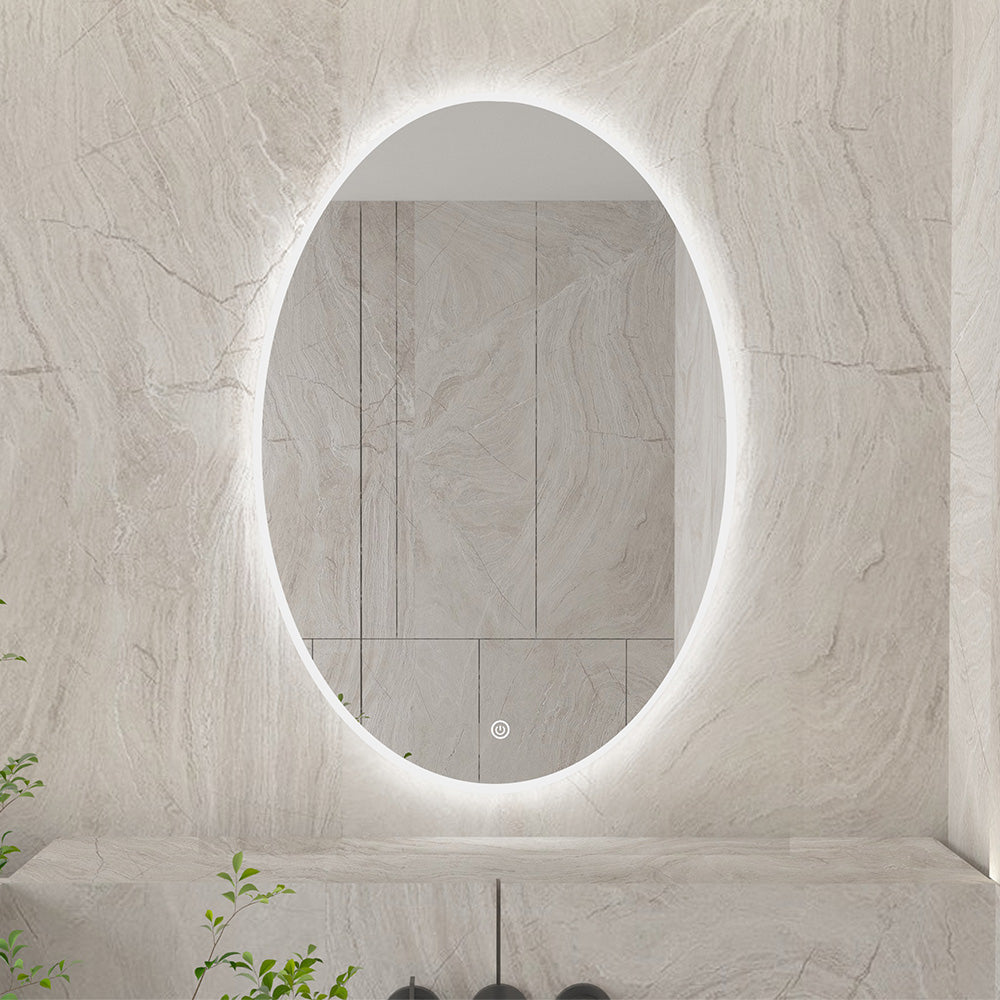 KALON Oval Frameless Custom LED Mirror