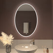 KALON Oval Frameless Custom LED Mirror