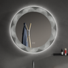 CLARO Round Acrylic Framed LED Mirror