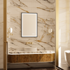 MINER Aluminum Framed LED Mirror with Edge LED Light