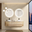 HALO Round Frameless Custom LED Mirror