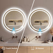 HALO Round Frameless Custom LED Mirror