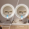 HALO Round Frameless Custom LED Mirror