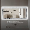 CRYSTAL Rectangular Frameless Custom LED Mirror