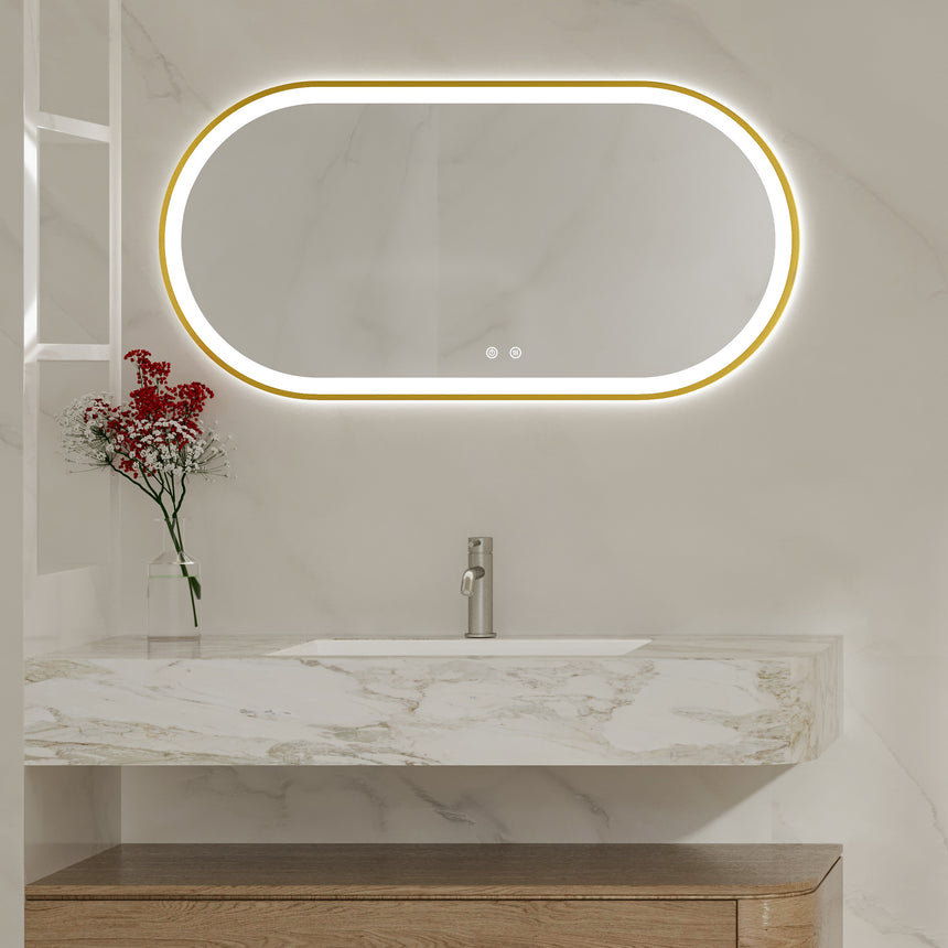 Capsule Framed Mirror – Custom LED Mirror