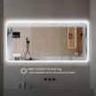 THARROS Rounded Frameless Custom LED Mirror