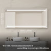 NIMBUS Rectangular Frameless Custom LED Mirror