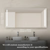 LUCENT Rectangular Frameless Custom LED Mirror